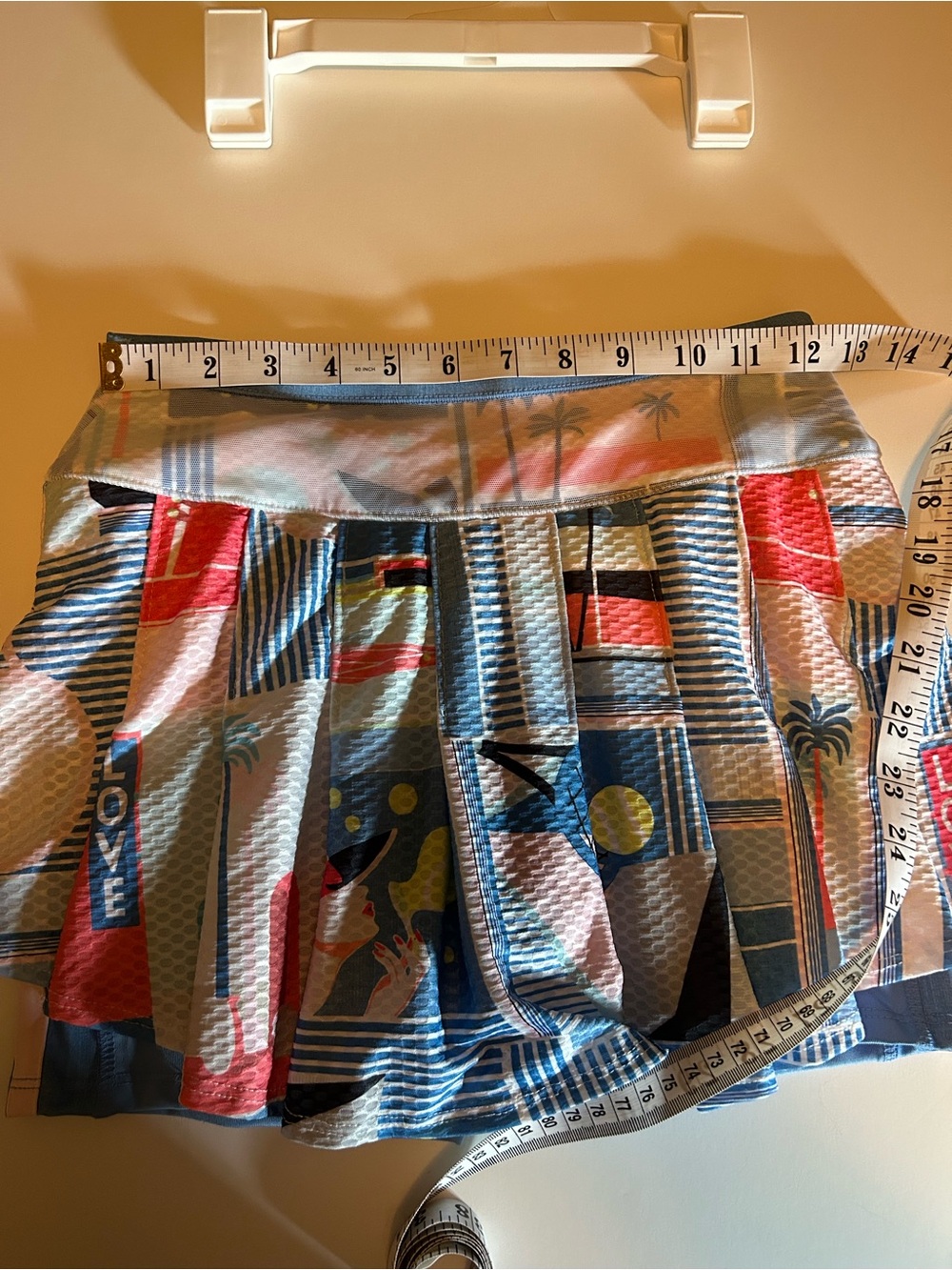 Lucky in Love Blue Multi Pleated Tennis Skort - Picture 7 of 7